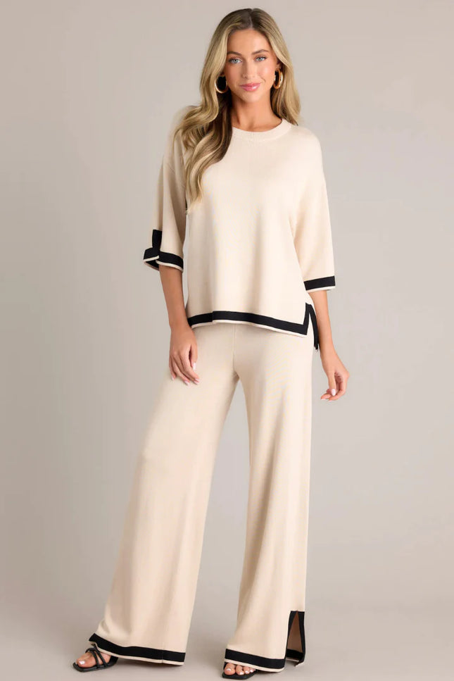Knitted Two-Piece Set