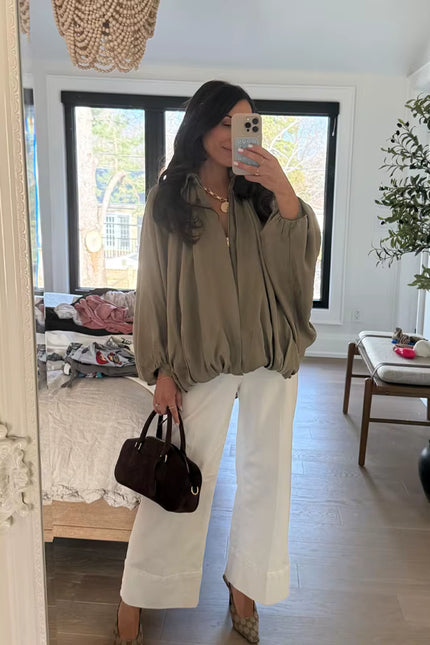 Oversized Pleated Jacket