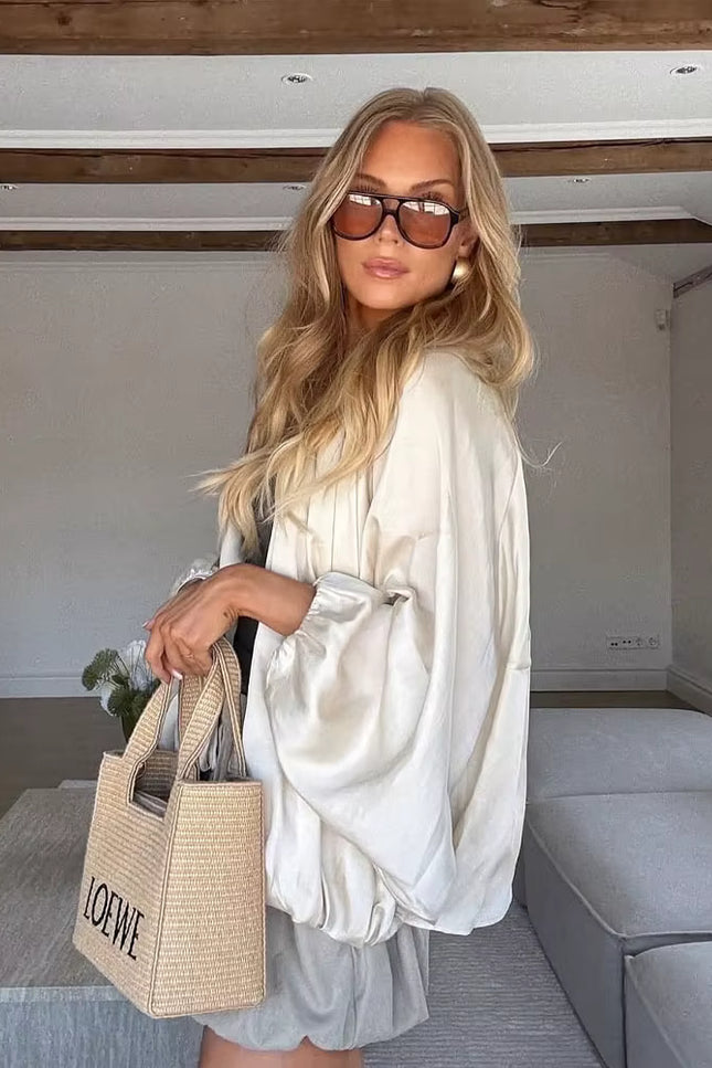 Oversized Pleated Jacket