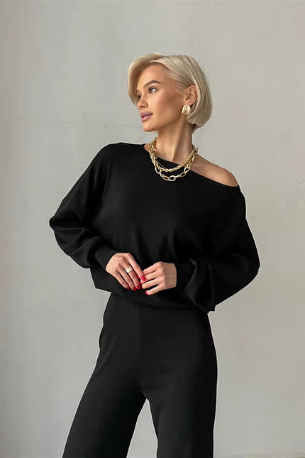 Elegant Loungewear Knitted 2 Piece Set