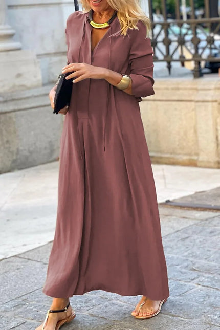 Casual Long Shirt Dress