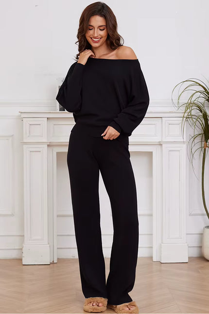 Elegant Loungewear Knitted 2 Piece Set