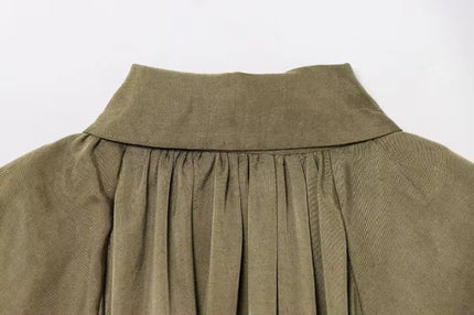 Oversized Pleated Jacket
