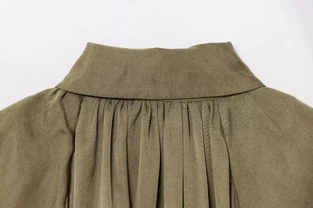 Oversized Pleated Jacket