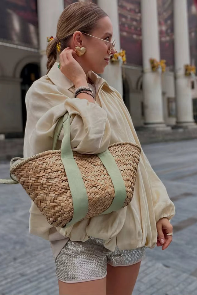 Oversized Pleated Jacket