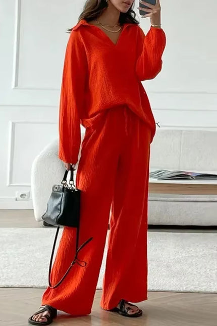 Relaxed Linen Two-Piece Set