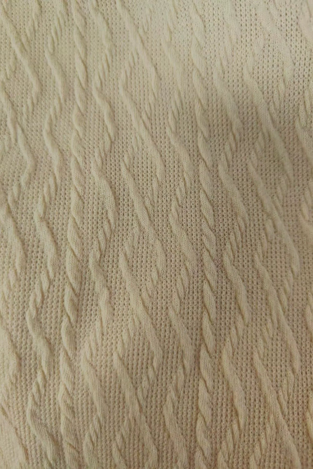 Textured V-Neck A-Line Dress