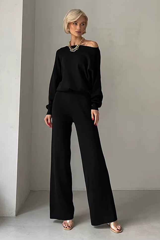 Elegant Loungewear Knitted 2 Piece Set