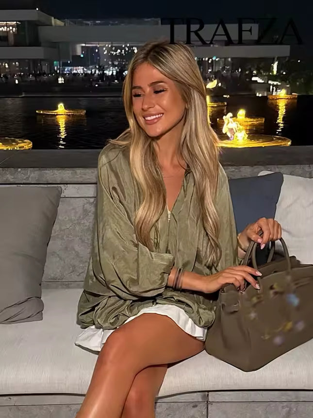 Oversized Pleated Jacket