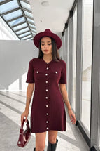 Burgundy / S