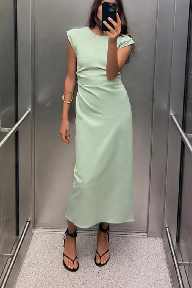 Ruched Midi Dress