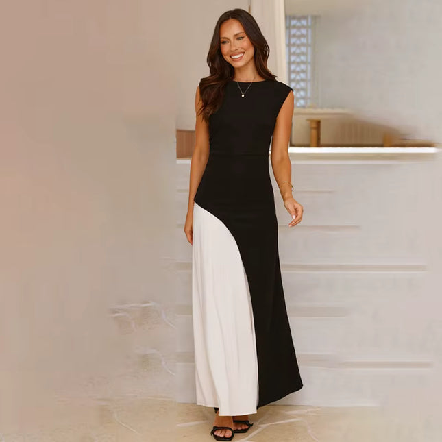 Colorblock Maxi Dress
