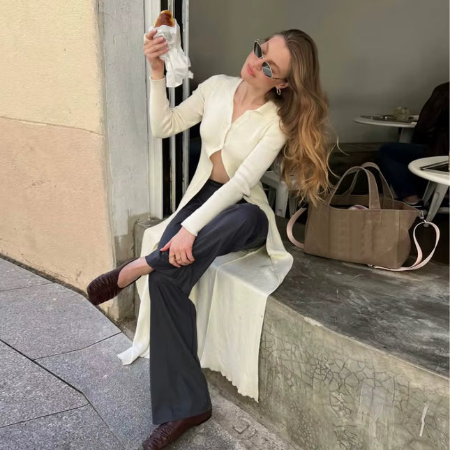 Longline Knit Cardigan