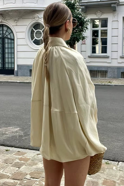 Oversized Pleated Jacket