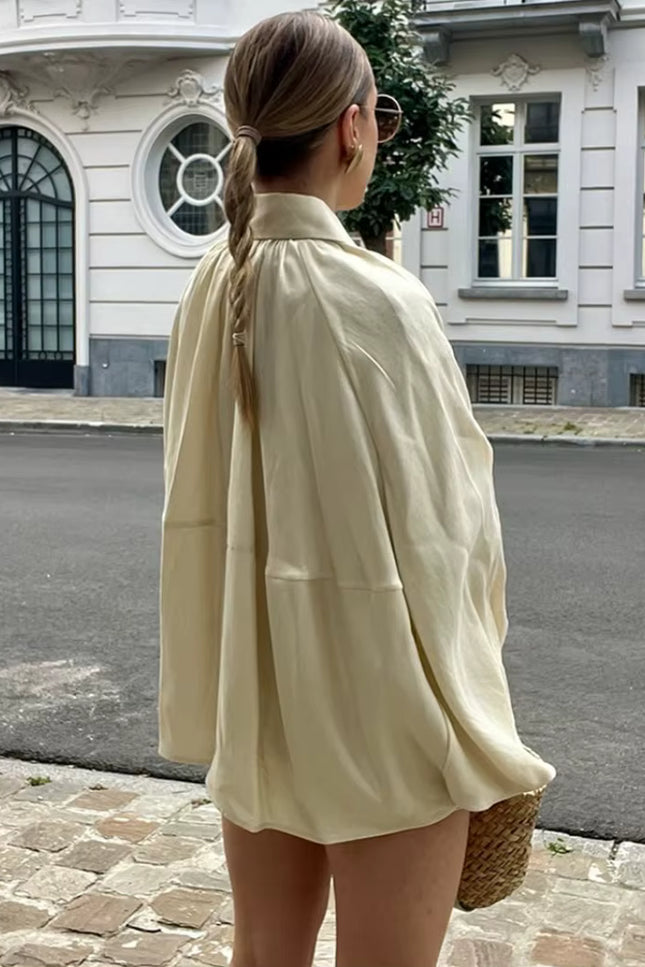 Oversized Pleated Jacket
