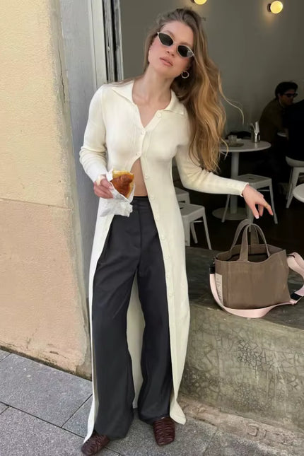 Longline Knit Cardigan