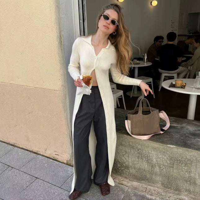 Longline Knit Cardigan