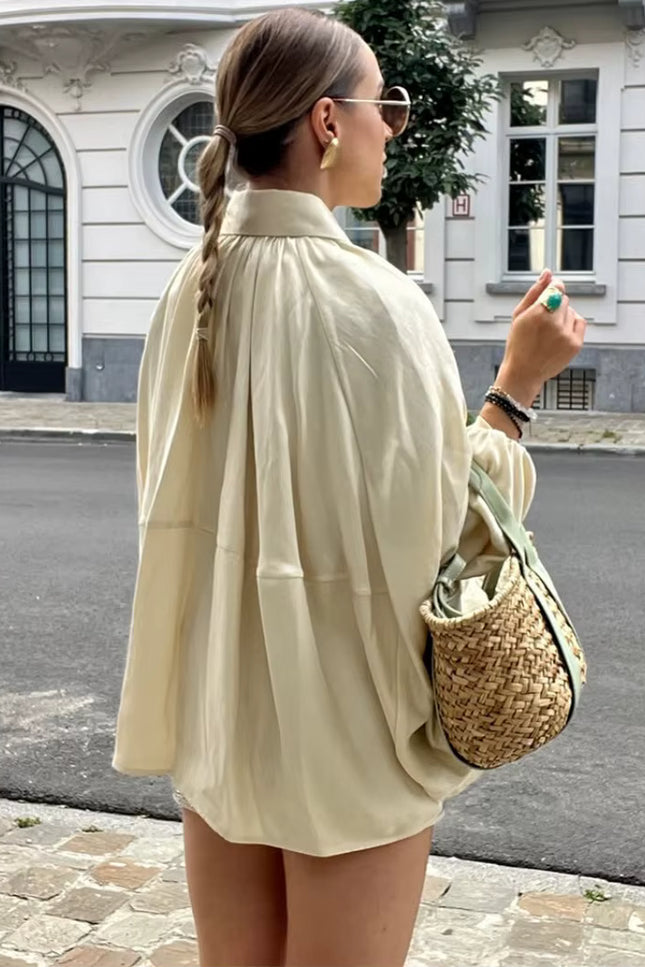 Oversized Pleated Jacket