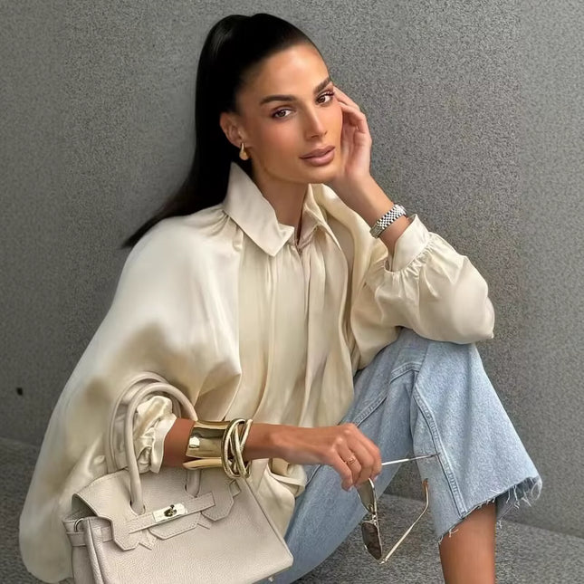 Oversized Pleated Jacket