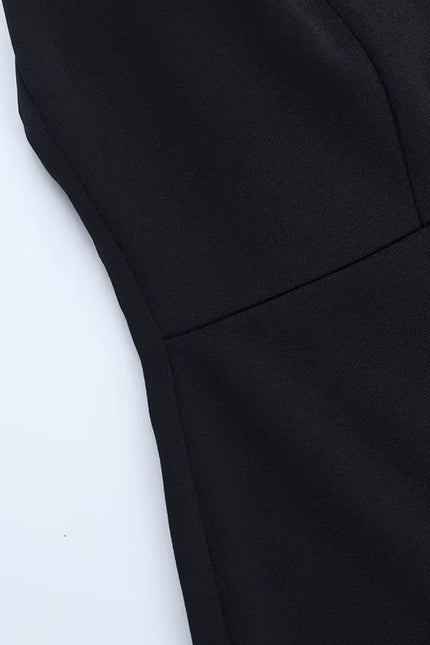 Halter Neck Slit Maxi Dress