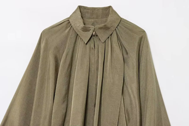 Oversized Pleated Jacket