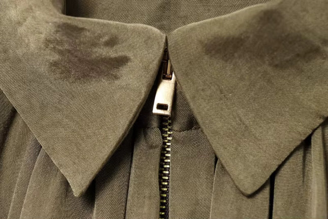 Oversized Pleated Jacket