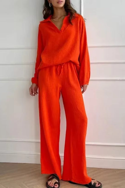 Relaxed Linen Two-Piece Set