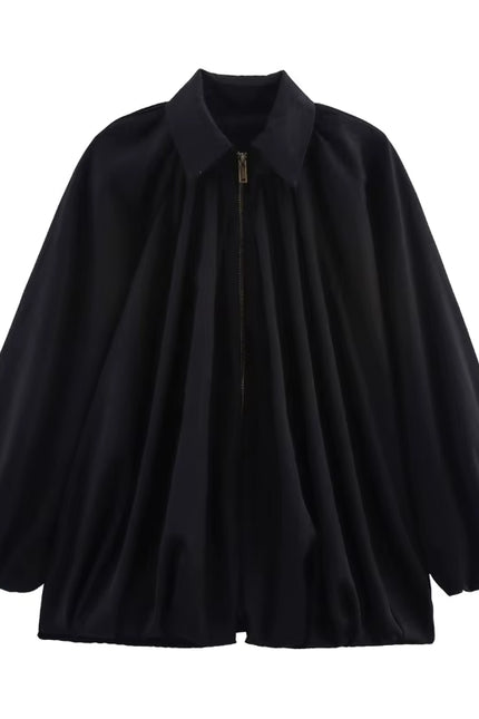 Oversized Pleated Jacket