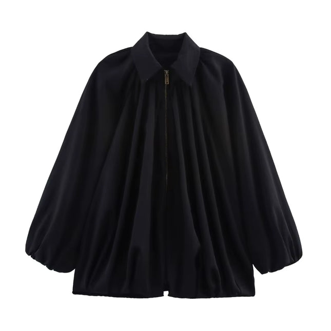 Oversized Pleated Jacket