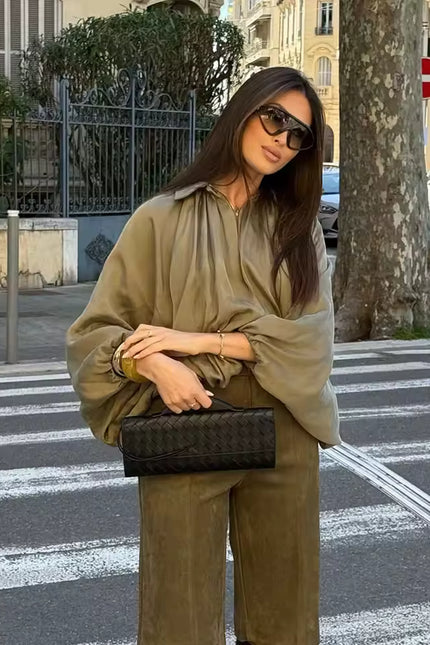 Oversized Pleated Jacket