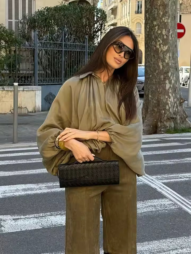Oversized Pleated Jacket
