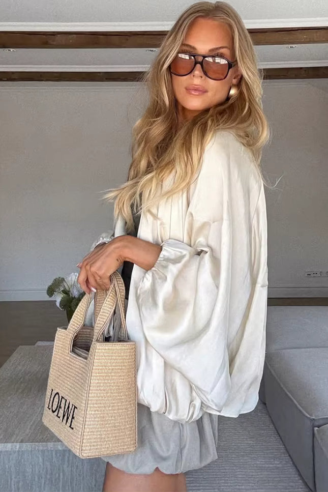Oversized Pleated Jacket