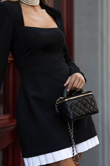 Square Neck Mini Dress
