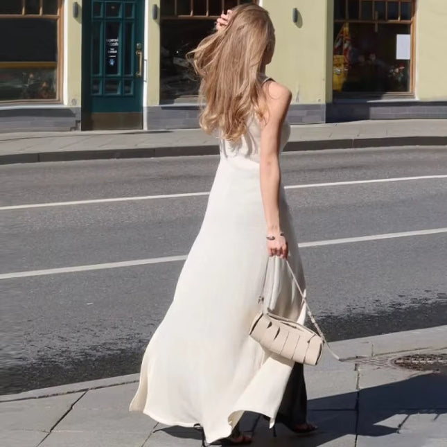 Sleeveless Knit Maxi Cardigan
