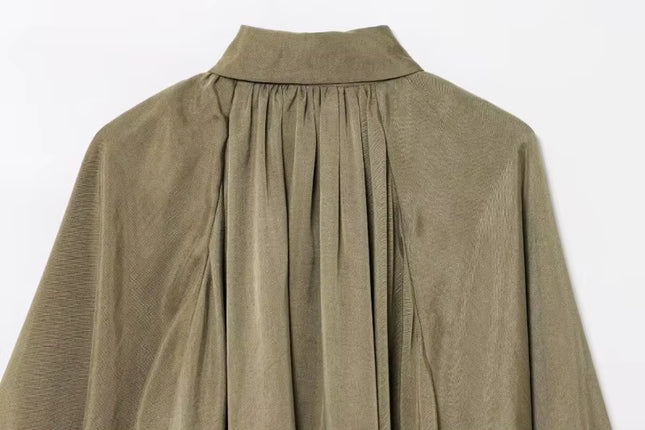 Oversized Pleated Jacket