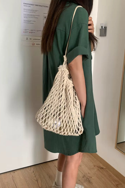Effortless Loose Fit Shirt Dress