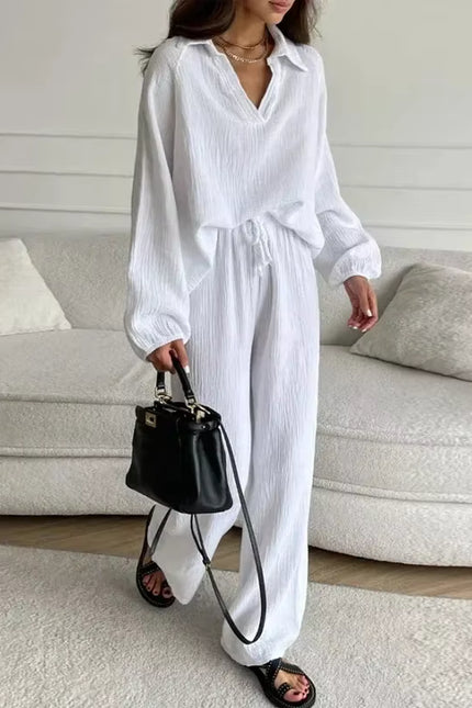 Relaxed Linen Two-Piece Set