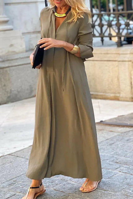 Casual Long Shirt Dress