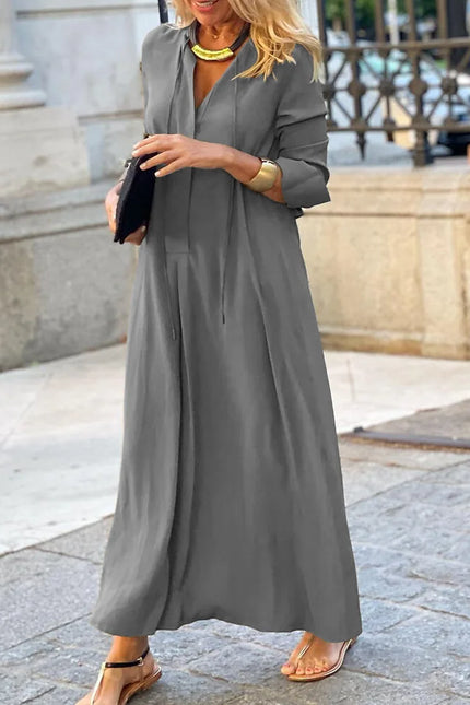 Casual Long Shirt Dress