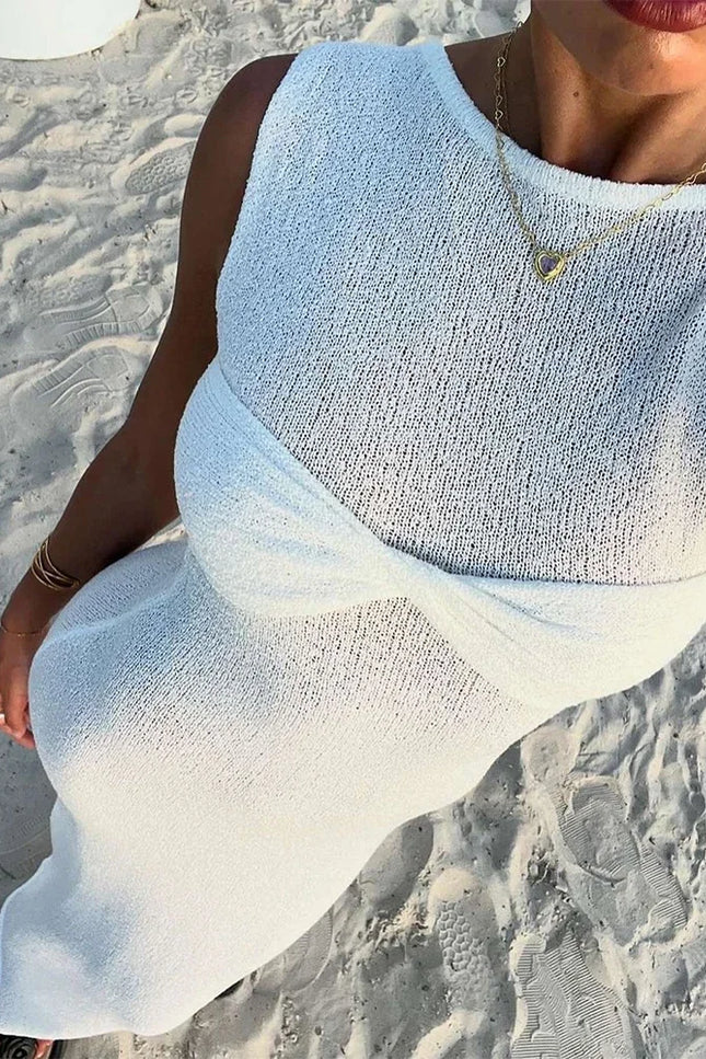 Sleeveless Knit Maxi Dress