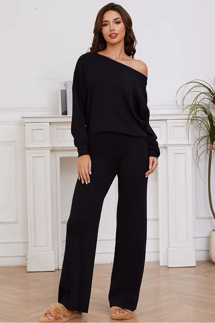 Elegant Loungewear Knitted 2 Piece Set