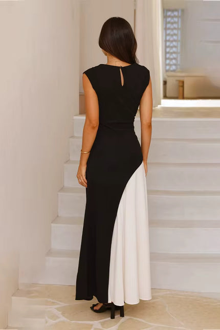 Colorblock Maxi Dress