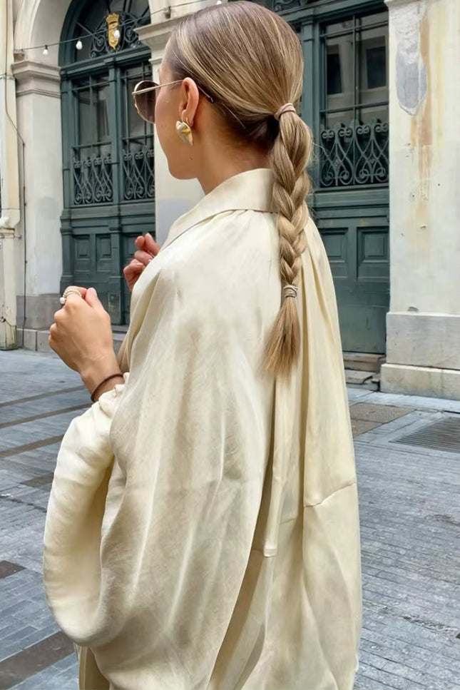 Oversized Pleated Jacket