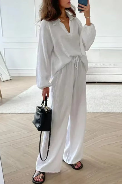 Relaxed Linen Two-Piece Set