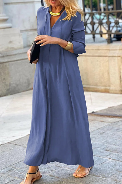 Casual Long Shirt Dress