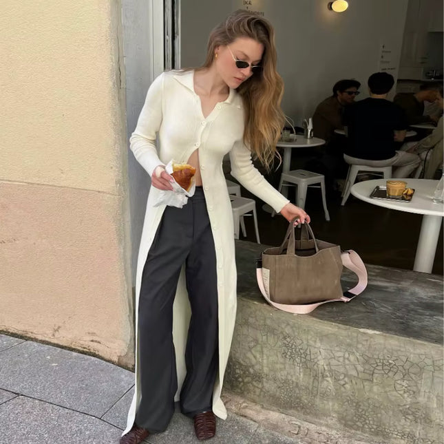 Longline Knit Cardigan